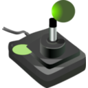 download Joystick Black Red Petri 01 clipart image with 90 hue color