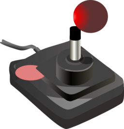 Joystick Black Red Petri 01