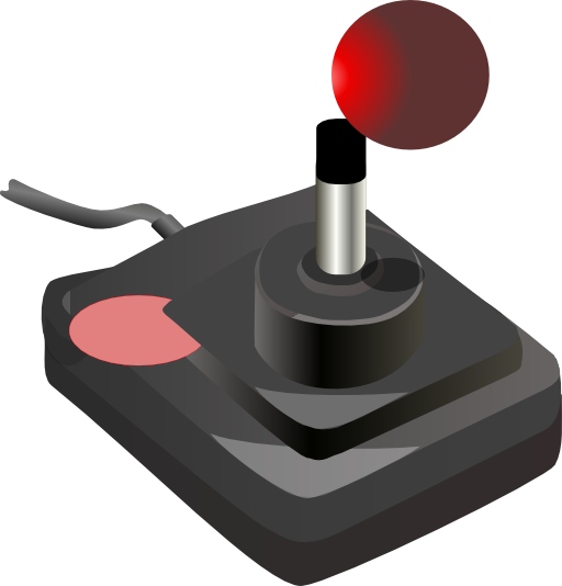 Joystick Black Red Petri 01