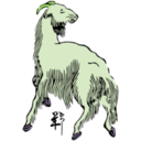 download Sheep clipart image with 45 hue color