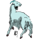 download Sheep clipart image with 135 hue color