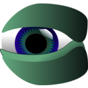 download Eye clipart image with 135 hue color