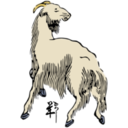 download Sheep clipart image with 0 hue color