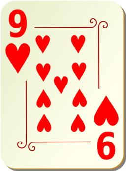 Ornamental Deck 9 Of Hearts