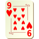 Ornamental Deck 9 Of Hearts