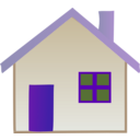 download Home clipart image with 225 hue color