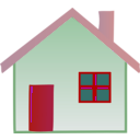 download Home clipart image with 315 hue color