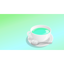 download Teacup clipart image with 135 hue color