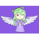 download Angel clipart image with 45 hue color