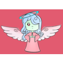 download Angel clipart image with 135 hue color