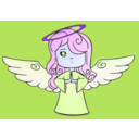 download Angel clipart image with 225 hue color