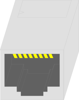 Ethernet Network Connector Rj 45 Lan Female