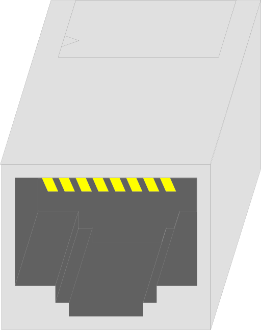 Ethernet Network Connector Rj 45 Lan Female