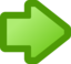 Icon Arrow Right Green