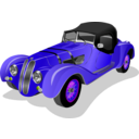 download Bmw 328 Roadster 1938 Blue clipart image with 45 hue color