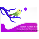 download Free Vector Tweeting Bird clipart image with 225 hue color