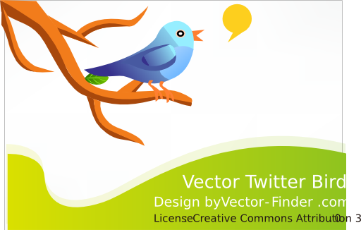 Free Vector Tweeting Bird