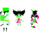 download  clipart image with 90 hue color