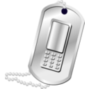 download Military Phone clipart image with 180 hue color