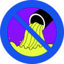 download Dont Waste Water clipart image with 225 hue color