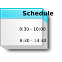 download Schedule clipart image with 135 hue color