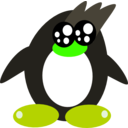 download Penguin Remasterd H D clipart image with 45 hue color