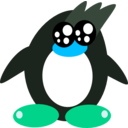download Penguin Remasterd H D clipart image with 135 hue color