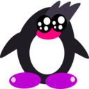 download Penguin Remasterd H D clipart image with 270 hue color