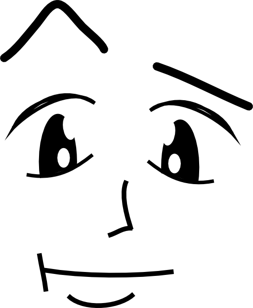 Happy Face Outline