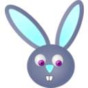 download Rabbit clipart image with 180 hue color