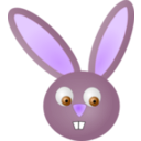 download Rabbit clipart image with 270 hue color
