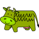 download Brown Cow clipart image with 45 hue color