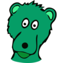 download Drawn Bear clipart image with 135 hue color