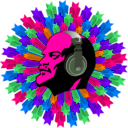 download Lenin clipart image with 270 hue color