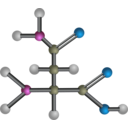 download Asparagine Amino Acid clipart image with 180 hue color