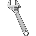 Adjustable Wrench Icon Style