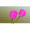 download Tulip clipart image with 315 hue color