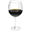 download Red Wine Glass clipart image with 45 hue color