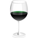 download Red Wine Glass clipart image with 135 hue color
