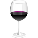 download Red Wine Glass clipart image with 315 hue color