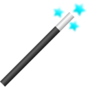 download Magic Wand clipart image with 135 hue color