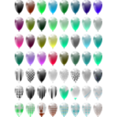 download Ballons clipart image with 135 hue color