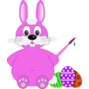 download Osterhase clipart image with 270 hue color