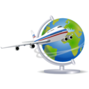 download Travel Globe clipart image with 0 hue color
