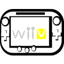download Wii U clipart image with 180 hue color