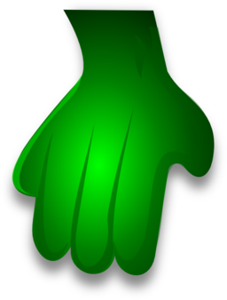 Green Monster Hand 2