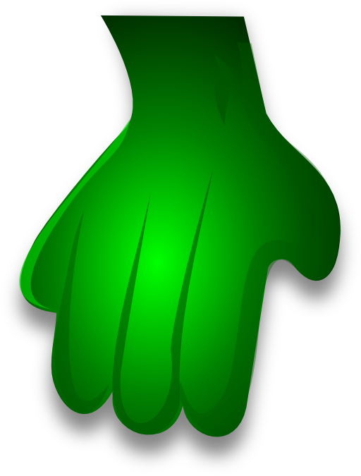 Green Monster Hand 2