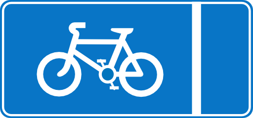 Roadsign Cycle Lane