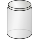 download Glass Jar clipart image with 0 hue color