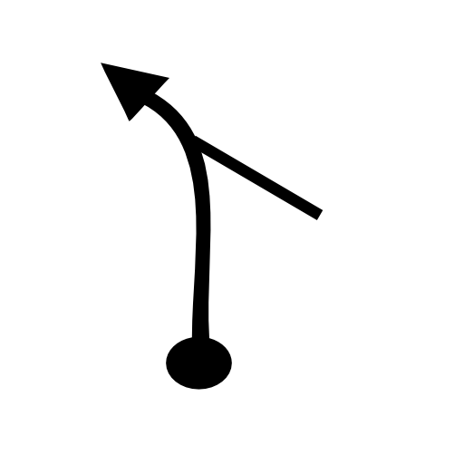 Tsd Left Road Curve Intersection